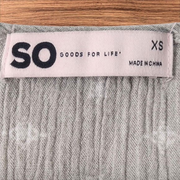 SO Green Peplum Top Size Juniors XS - Picture 4 of 4